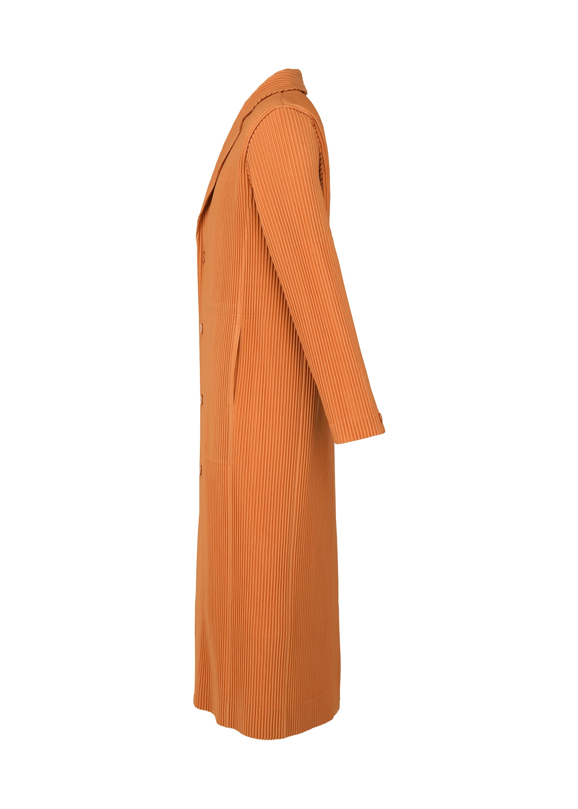 TAILORED PLEATS 2 Tailored Long Jacket Aubergine Black – The
