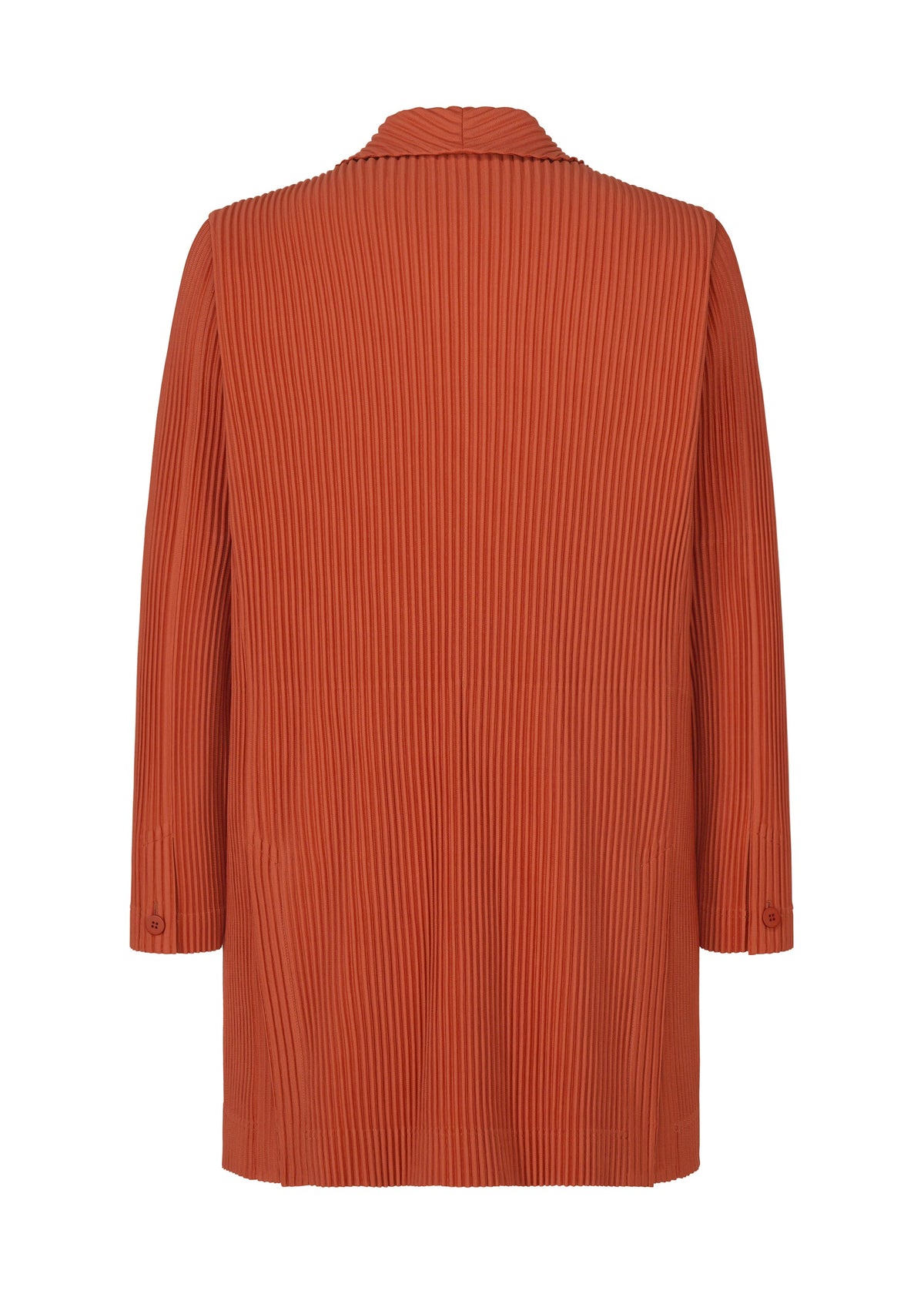 A detail shot of the HOMME PLISSÉ ISSEY MIYAKE TAILORED PLEATS 3 jacket.