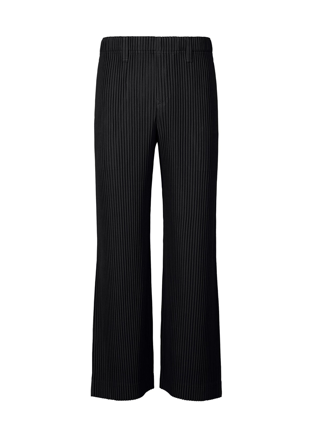 A product shot of the HOMME PLISSÉ ISSEY MIYAKE TAILORED PLEATS 1 trousers in black (15).