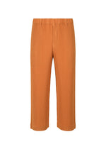 A product shot of the HOMME PLISSÉ ISSEY MIYAKE TAILORED PLEATS 2 trousers in manarola brick brown (47).
