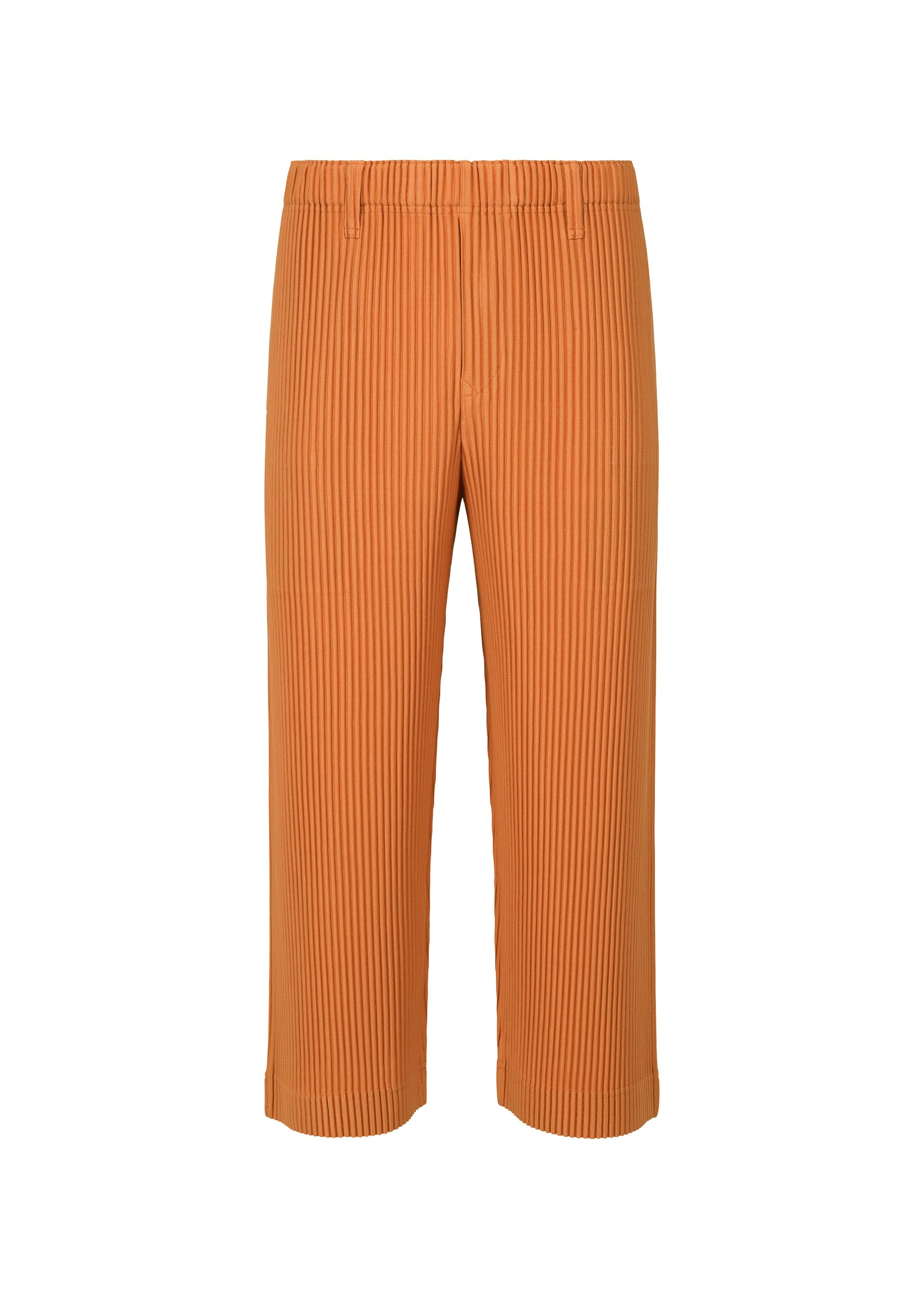 A product shot of the HOMME PLISSÉ ISSEY MIYAKE TAILORED PLEATS 2 trousers in manarola brick brown (47).