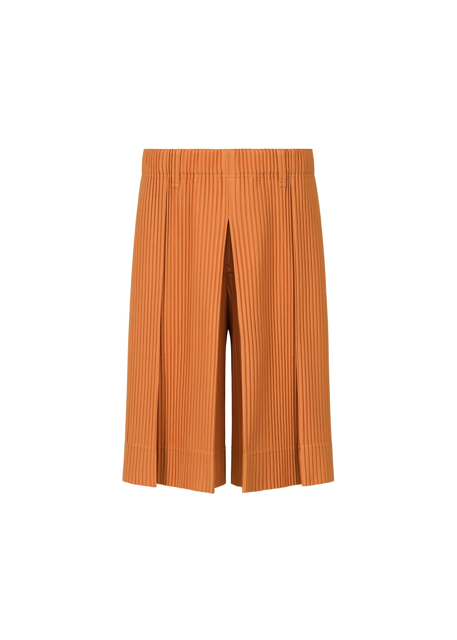 A product shot of the HOMME PLISSÉ ISSEY MIYAKE TAILORED PLEATS 2 trousers in manarola brick brown (47).