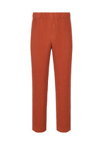 A product shot of the HOMME PLISSÉ ISSEY MIYAKE TAILORED PLEATS 3 trousers in jambon pink.