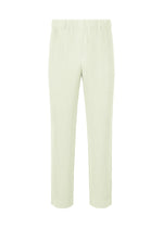 A product shot of the HOMME PLISSÉ ISSEY MIYAKE TAILORED PLEATS 3 trousers in duomo green.