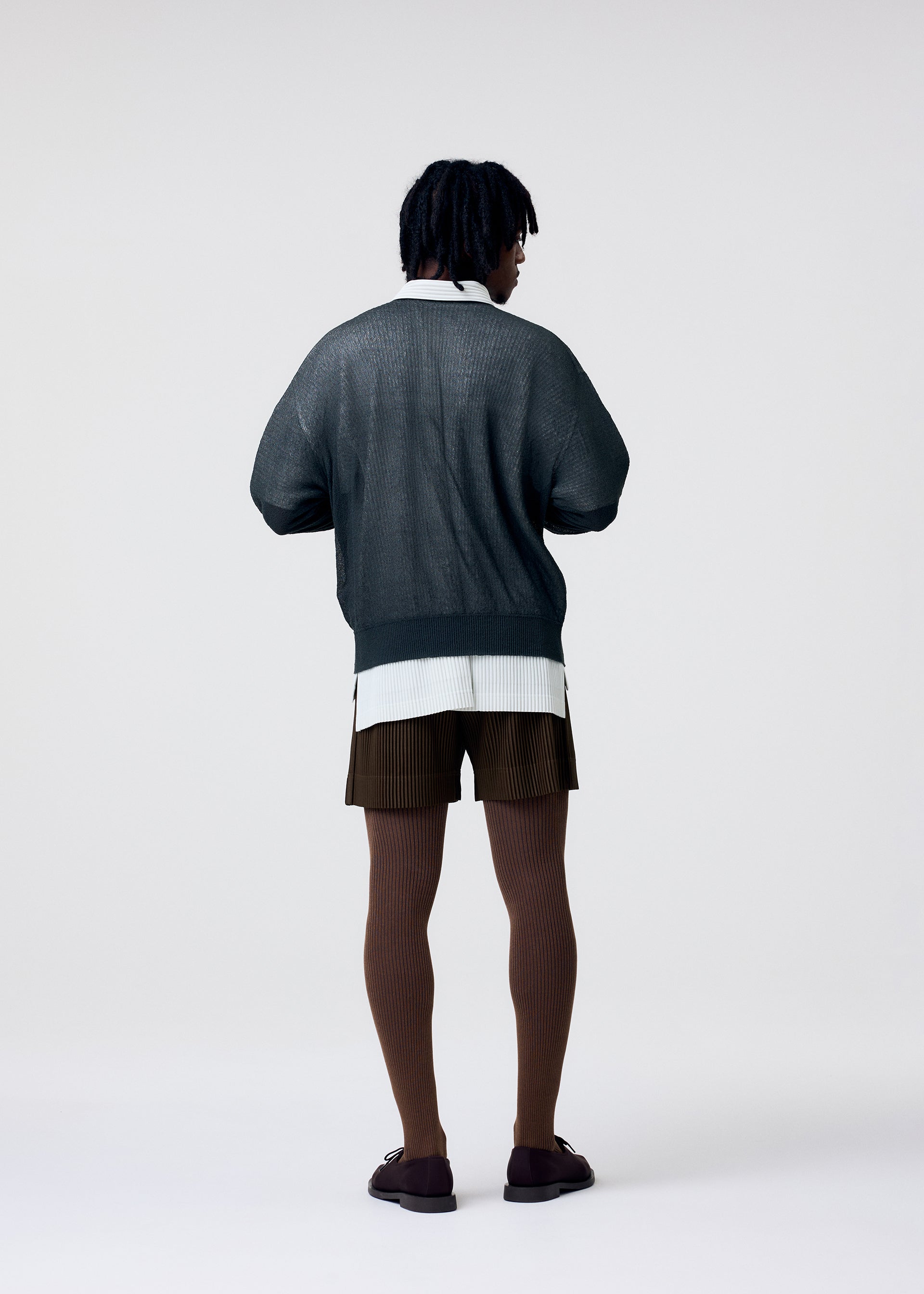 TAILORED PLEATS 3 Trousers Duomo Green – The official ISSEY MIYAKE