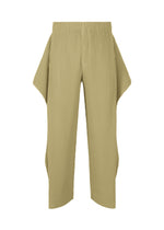 A product shot of the HOMME PLISSÉ ISSEY MIYAKE COVER AND FOLD clothing in cinque terre rock green grey (68).