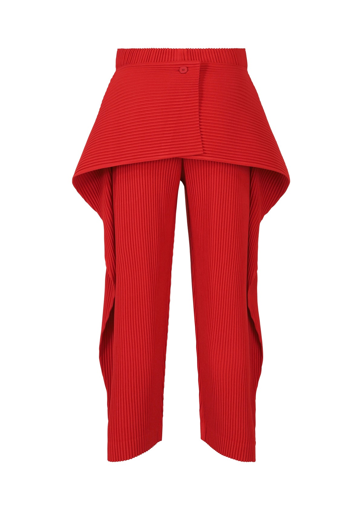 A detail shot of the HOMME PLISSÉ ISSEY MIYAKE COVER AND FOLD clothing.