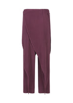 A detail shot of the HOMME PLISSÉ ISSEY MIYAKE PLEATS BOTTOMS 1 clothing.