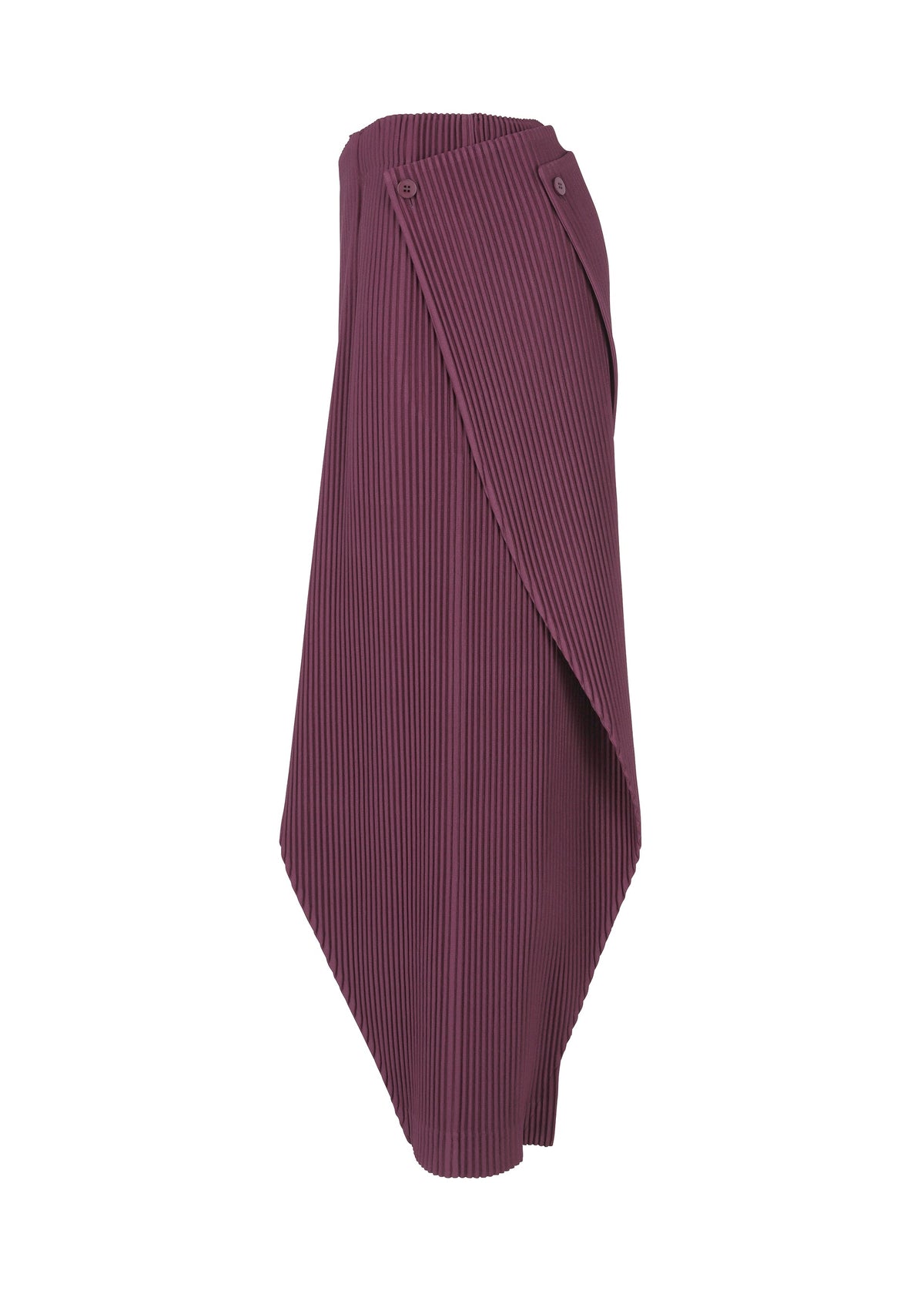 A detail shot of the HOMME PLISSÉ ISSEY MIYAKE PLEATS BOTTOMS 1 clothing.