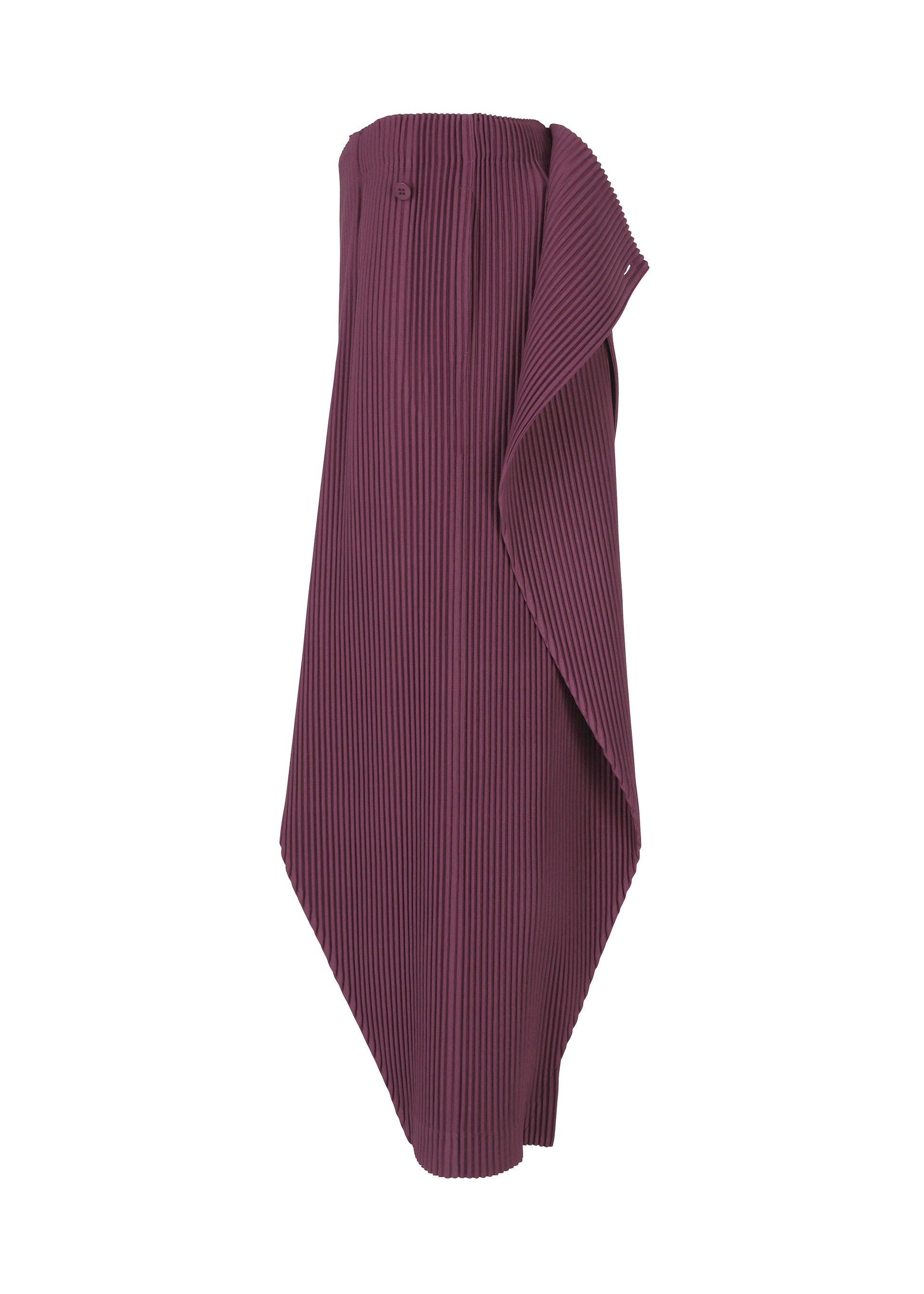 A detail shot of the HOMME PLISSÉ ISSEY MIYAKE PLEATS BOTTOMS 1 clothing.
