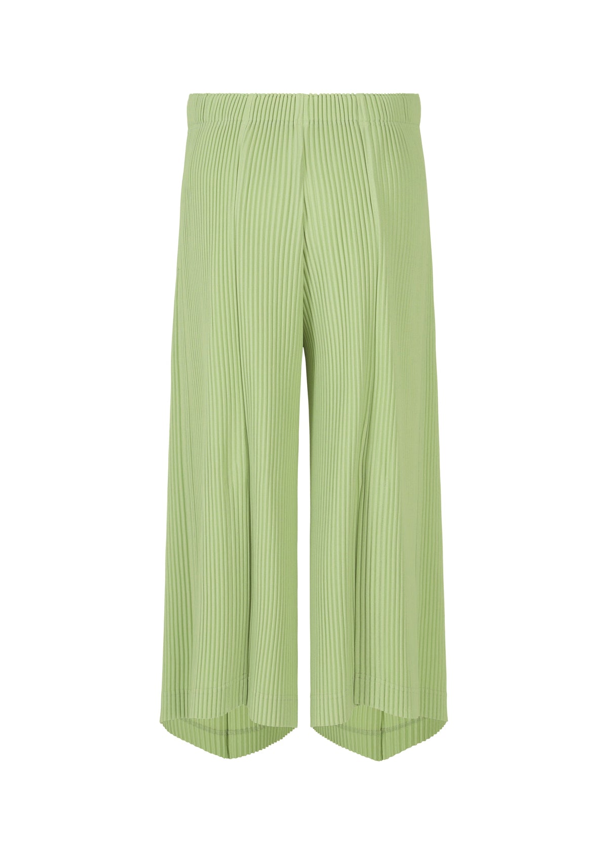 A detail shot of the HOMME PLISSÉ ISSEY MIYAKE PLEATS BOTTOMS 2 trousers.