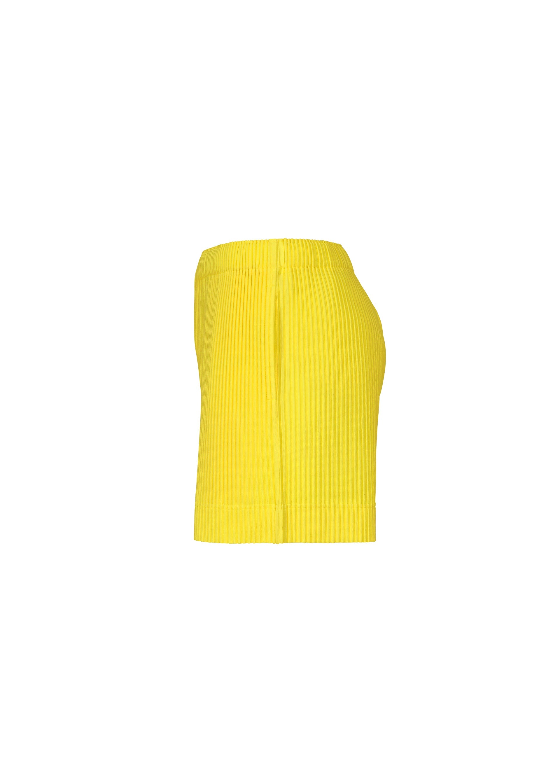 A detail shot of the HOMME PLISSÉ ISSEY MIYAKE COLORFUL PLEATS BOTTOMS trousers.