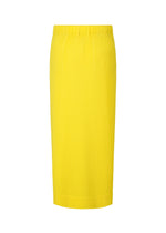 A detail shot of the HOMME PLISSÉ ISSEY MIYAKE COLORFUL PLEATS BOTTOMS skirt.