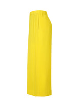 A detail shot of the HOMME PLISSÉ ISSEY MIYAKE COLORFUL PLEATS BOTTOMS skirt.
