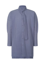 A product shot of the HOMME PLISSÉ ISSEY MIYAKE MONTHLY COLORS FEBRUARY shirt in manarola wall violet (80).