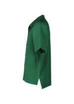 A detail shot of the HOMME PLISSÉ ISSEY MIYAKE MONTHLY COLORS MAY shirt.