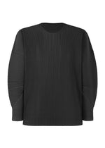 A product shot of the HOMME PLISSÉ ISSEY MIYAKE MONTHLY COLORS JANUARY clothing in black (15).