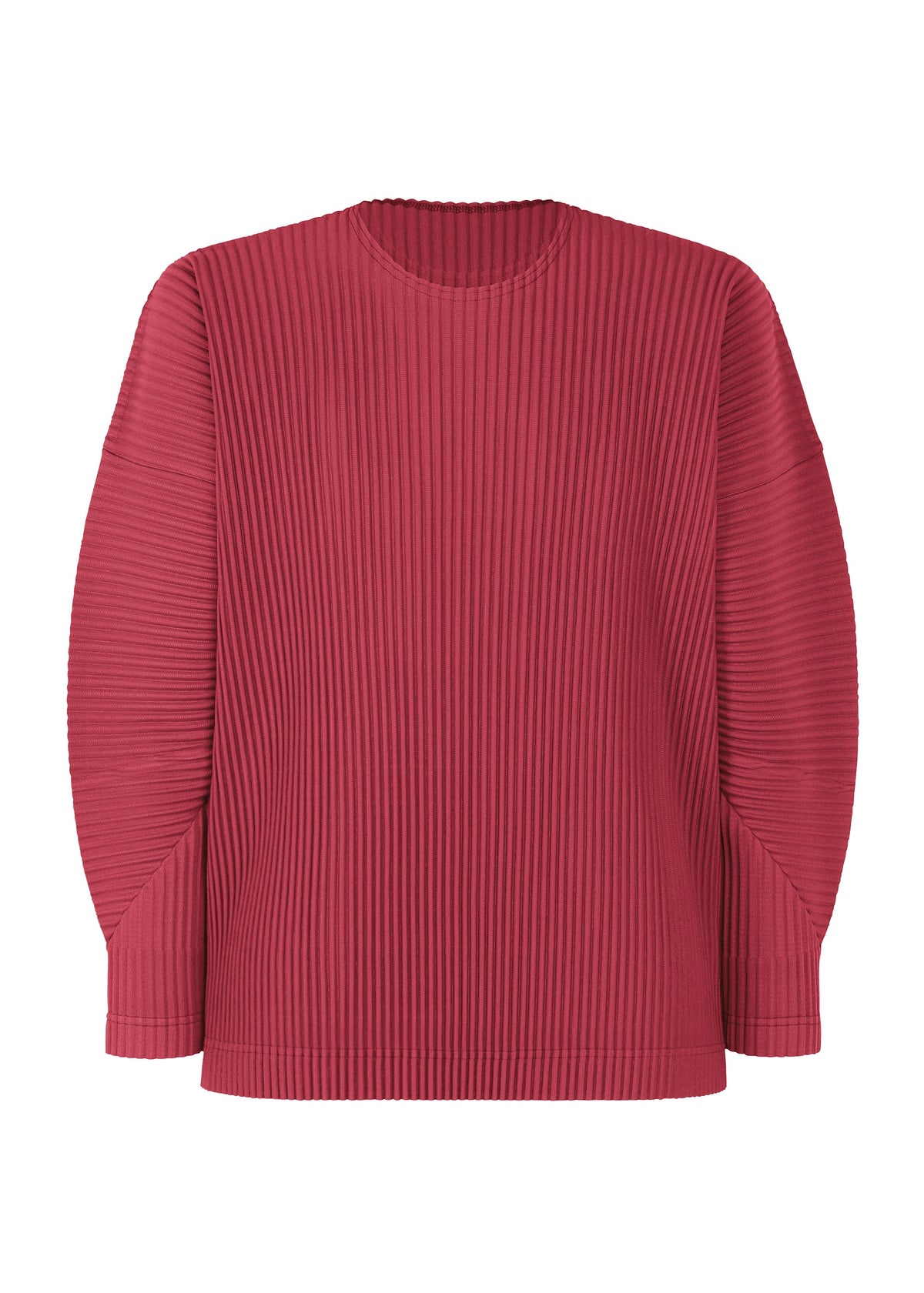 A product shot of the HOMME PLISSÉ ISSEY MIYAKE MONTHLY COLORS JANUARY clothing in liguria grape red (26).