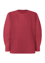 A product shot of the HOMME PLISSÉ ISSEY MIYAKE MONTHLY COLORS JANUARY clothing in liguria grape red (26).