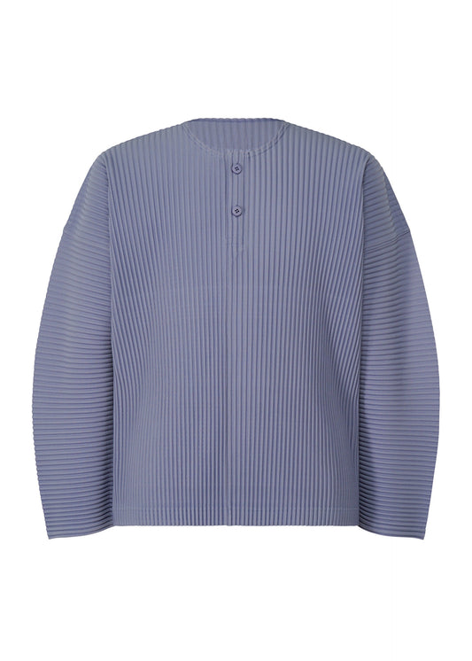 A product shot of the HOMME PLISSÉ ISSEY MIYAKE MONTHLY COLORS FEBRUARY top in manarola wall violet (80).