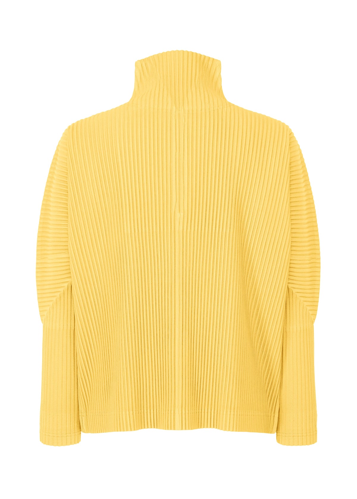 A detail shot of the HOMME PLISSÉ ISSEY MIYAKE MONTHLY COLORS MARCH top.