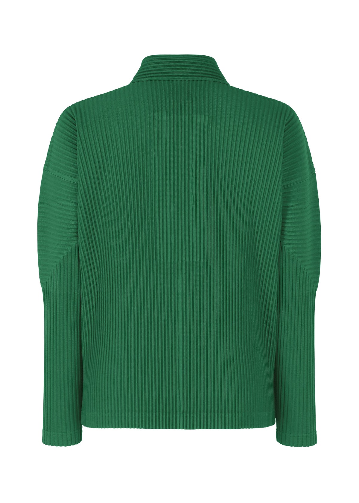 A detail shot of the HOMME PLISSÉ ISSEY MIYAKE MONTHLY COLORS MAY top.