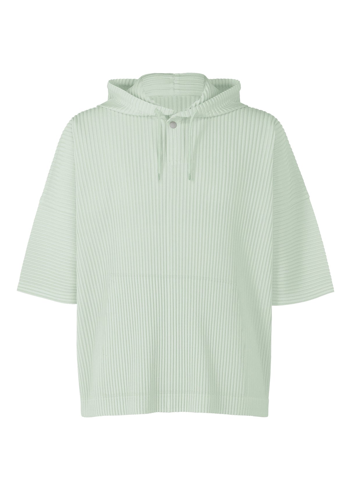 A product shot of the HOMME PLISSÉ ISSEY MIYAKE MONTHLY COLORS : JUNE top in boboli moss ash.