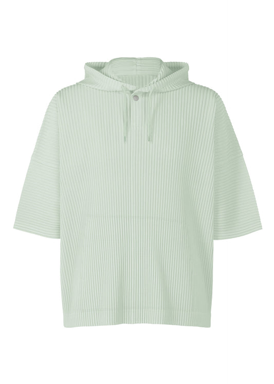 A product shot of the HOMME PLISSÉ ISSEY MIYAKE MONTHLY COLORS : JUNE top in boboli moss ash.