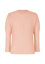 A product shot of the HOMME PLISSÉ ISSEY MIYAKE COLOR PLEATS 2 top in natural wine red (25).