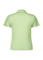 A detail shot of the HOMME PLISSÉ ISSEY MIYAKE AGAVE MESH top.