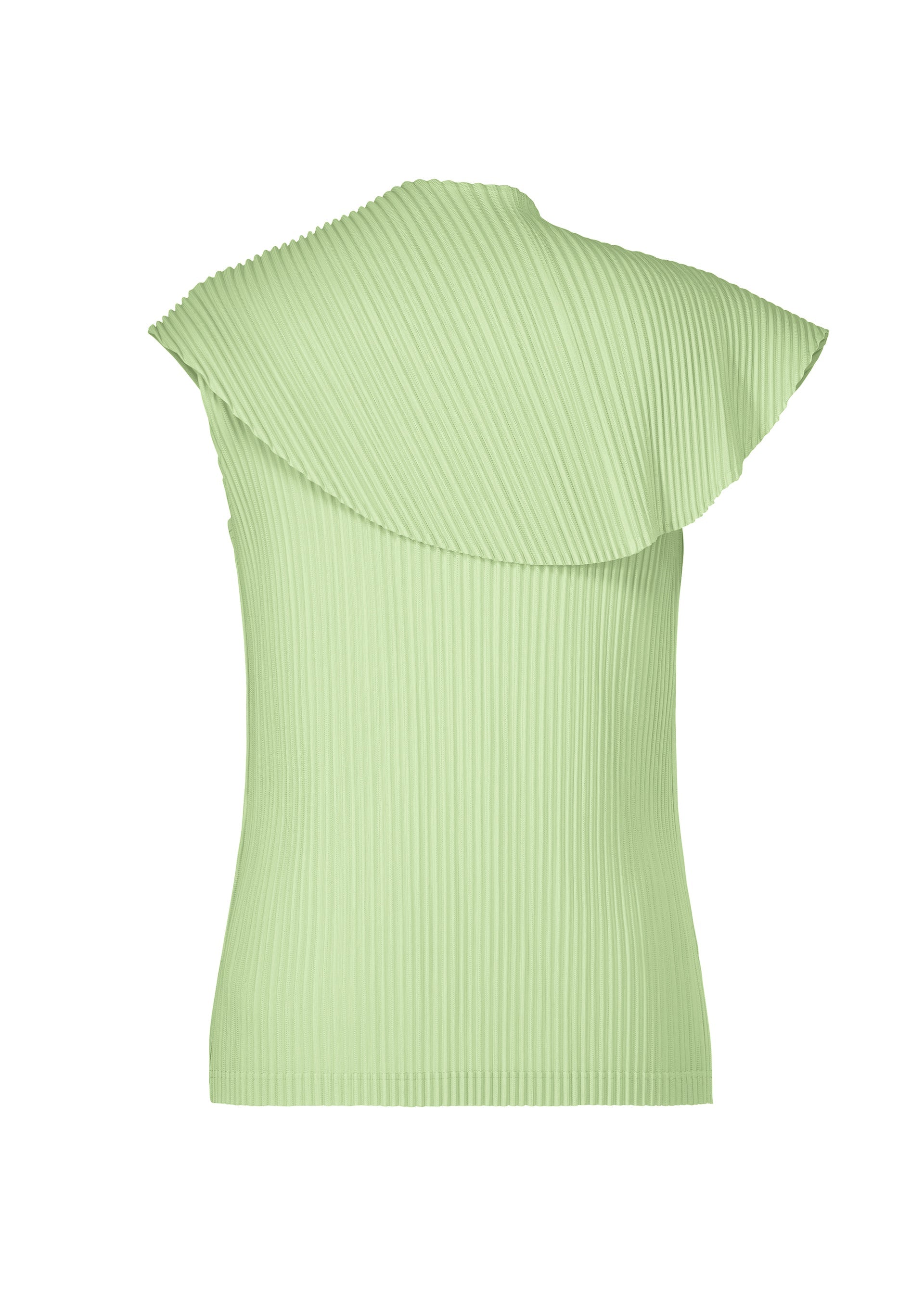 A detail shot of the HOMME PLISSÉ ISSEY MIYAKE AGAVE MESH top.