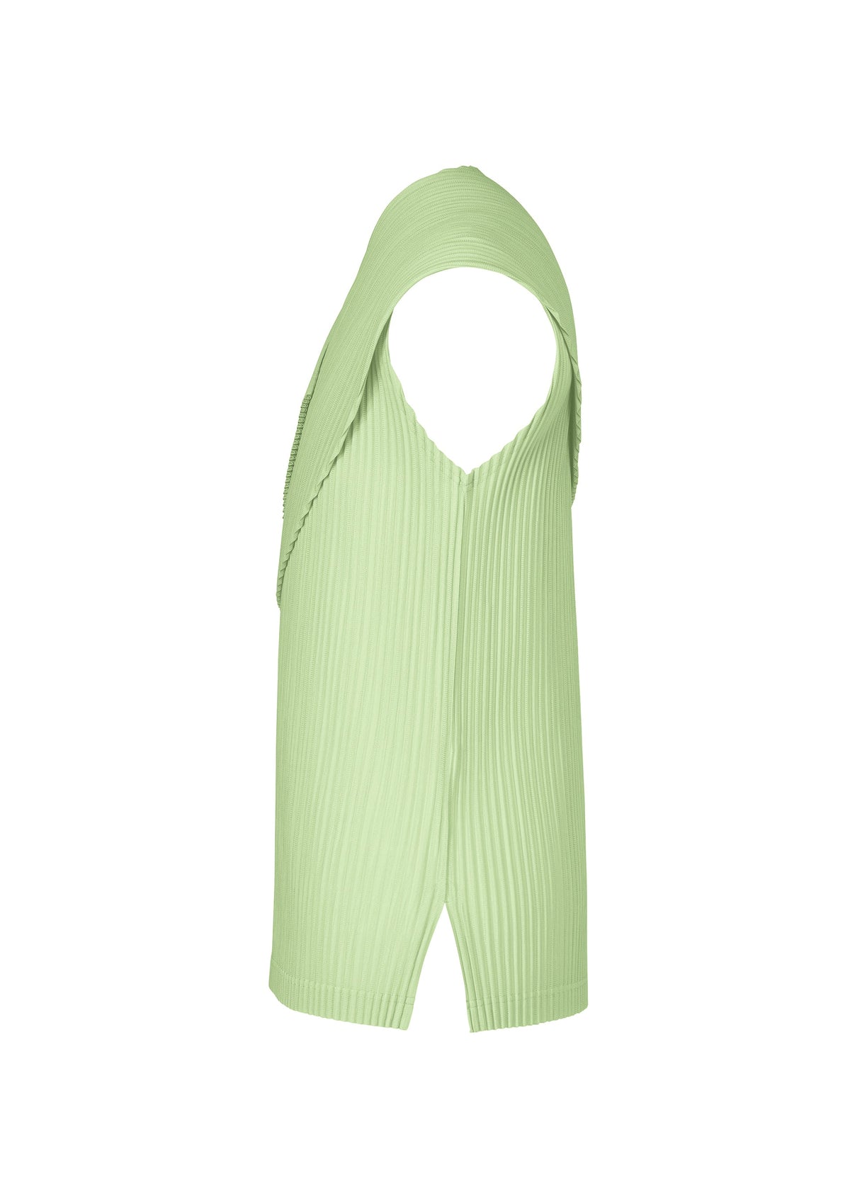 A detail shot of the HOMME PLISSÉ ISSEY MIYAKE AGAVE MESH top.