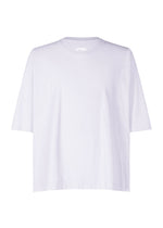 A product shot of the HOMME PLISSÉ ISSEY MIYAKE RELEASE T 1 clothing in white blue (07).