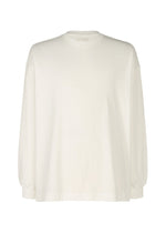 A product shot of the HOMME PLISSÉ ISSEY MIYAKE COLOR CHIPS T SHIRT top in white (01).