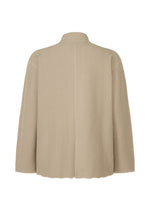 A detail shot of the HOMME PLISSÉ ISSEY MIYAKE INLAID KNIT jacket.