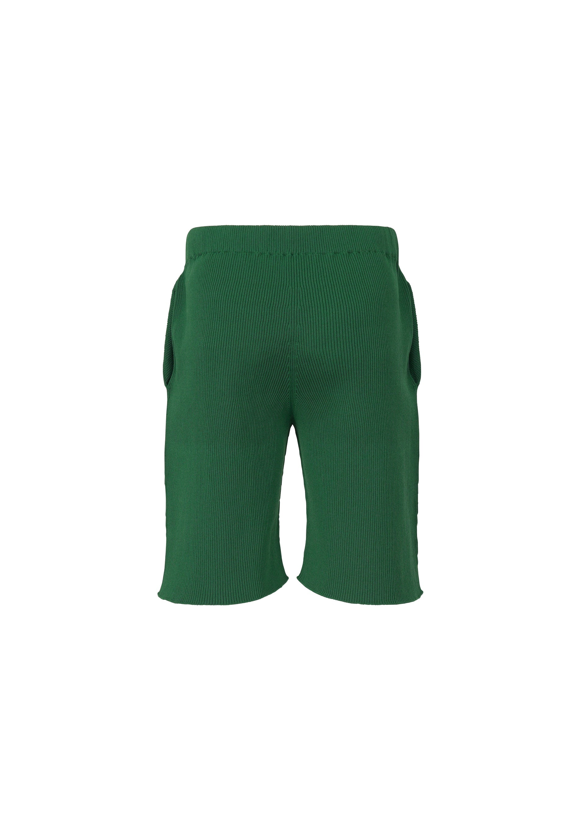 A detail shot of the HOMME PLISSÉ ISSEY MIYAKE BASIC KNIT clothing.