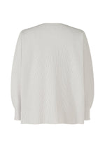 A detail shot of the HOMME PLISSÉ ISSEY MIYAKE BASIC KNIT clothing.