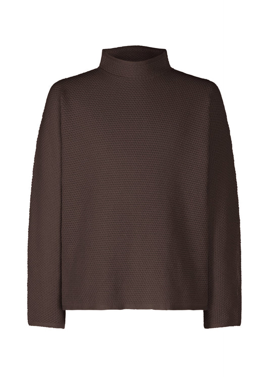 A product shot of the HOMME PLISSÉ ISSEY MIYAKE RUSTIC KNIT top in .