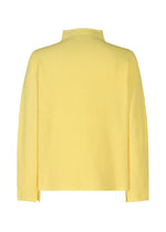 A detail shot of the HOMME PLISSÉ ISSEY MIYAKE RUSTIC KNIT top.