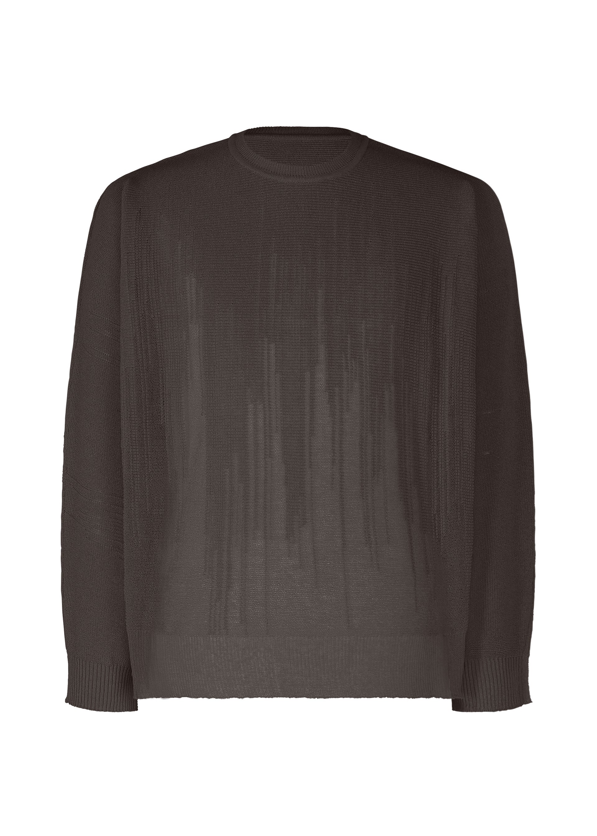 A product shot of the HOMME PLISSÉ ISSEY MIYAKE BRUSH CLOSE UP KNIT top in .