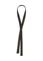 A detail shot of the HOMME PLISSÉ ISSEY MIYAKE MESH PLEATS TIE tie.