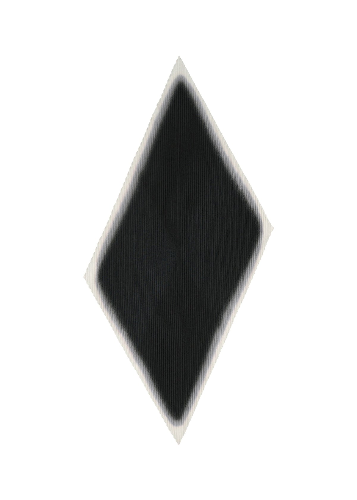 A product shot of the HOMME PLISSÉ ISSEY MIYAKE FRAMEWORK : CHUSEN STOLE stole in black.