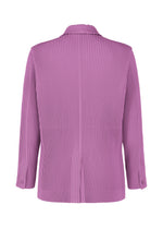 A detail shot of the HOMME PLISSÉ ISSEY MIYAKE KERSEY PLEATS jacket.