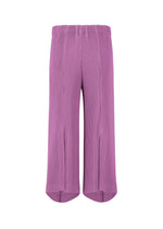 A detail shot of the HOMME PLISSÉ ISSEY MIYAKE KERSEY PLEATS trousers.