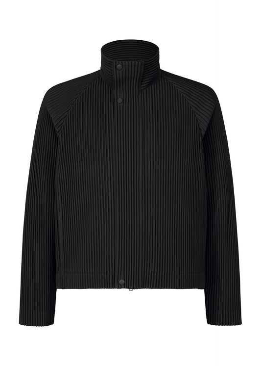 A product shot of the HOMME PLISSÉ ISSEY MIYAKE TAILORED PLEATS 1 jacket in black.