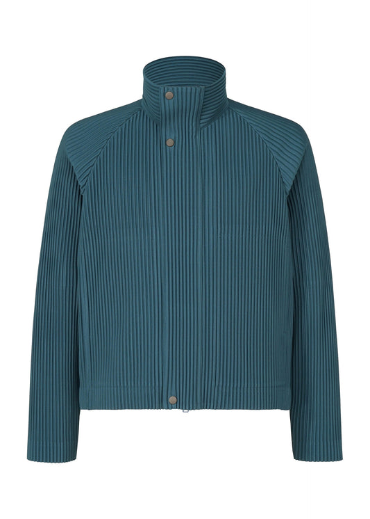 A product shot of the HOMME PLISSÉ ISSEY MIYAKE TAILORED PLEATS 1 jacket in shadow blue.