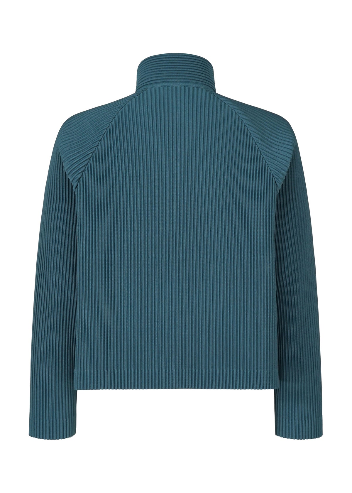 A detail shot of the HOMME PLISSÉ ISSEY MIYAKE TAILORED PLEATS 1 jacket.