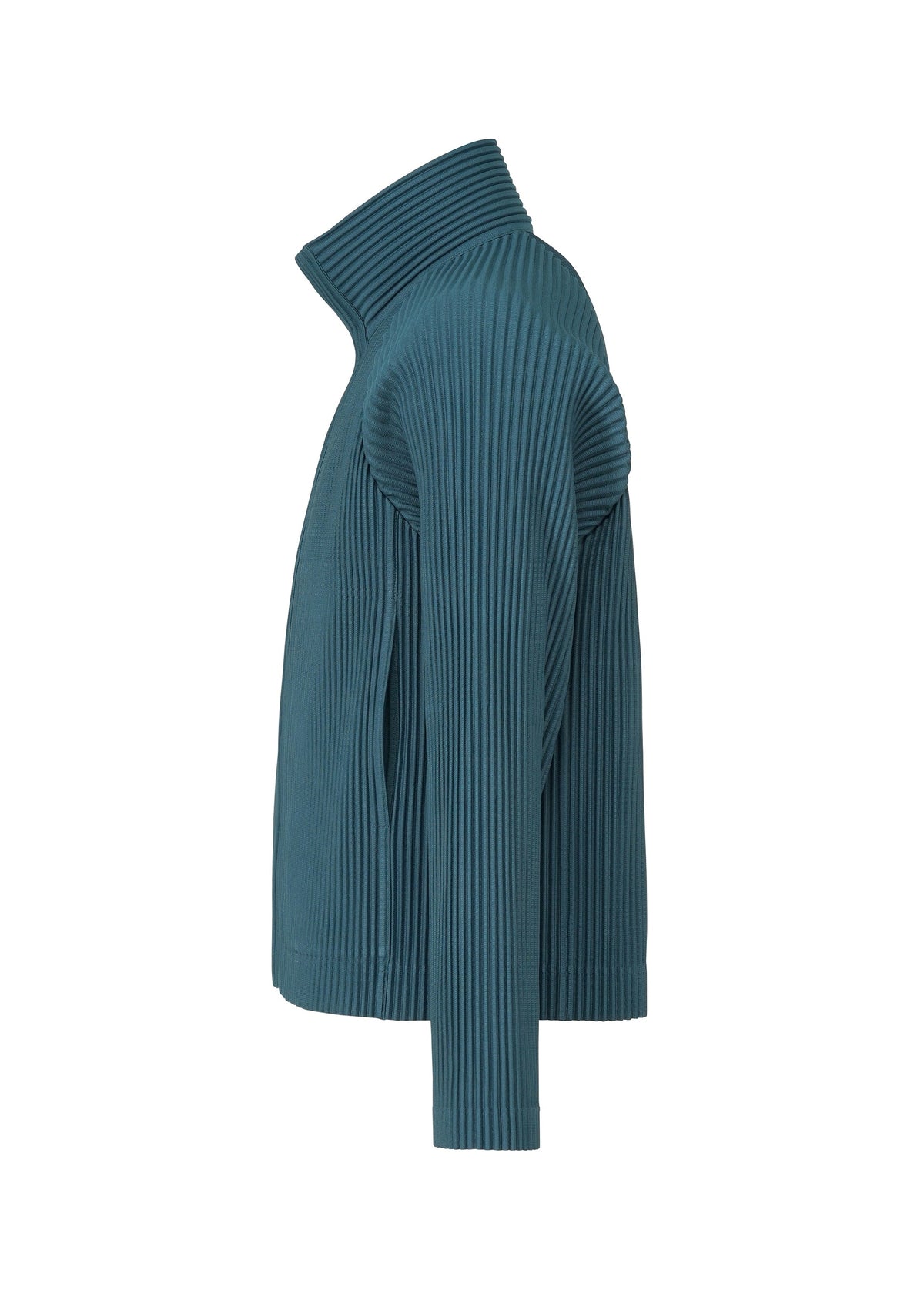 A detail shot of the HOMME PLISSÉ ISSEY MIYAKE TAILORED PLEATS 1 jacket.