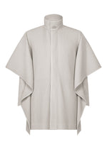 A product shot of the HOMME PLISSÉ ISSEY MIYAKE MOTION BLUR jacket in ray gray.