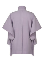 A detail shot of the HOMME PLISSÉ ISSEY MIYAKE MOTION BLUR jacket.
